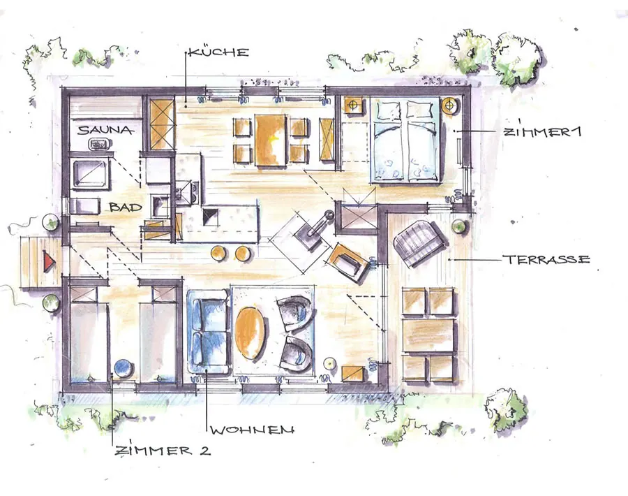 Grundriss Kleiner-Belt-Haus