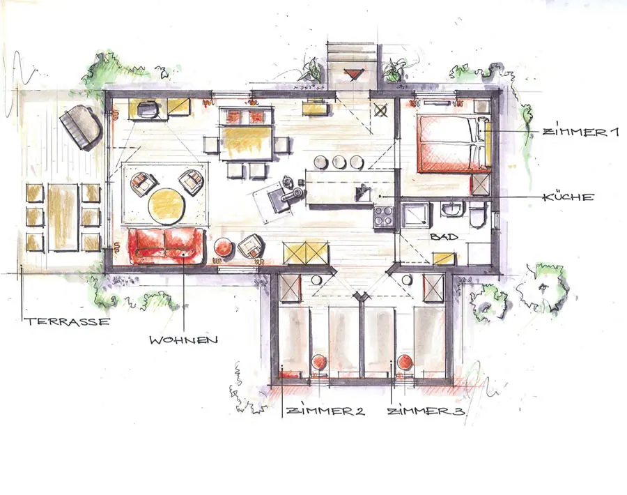 Grundriss Fördehaus