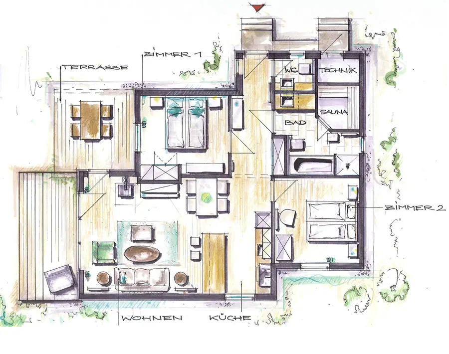 Grundriss Lotsenhaus
