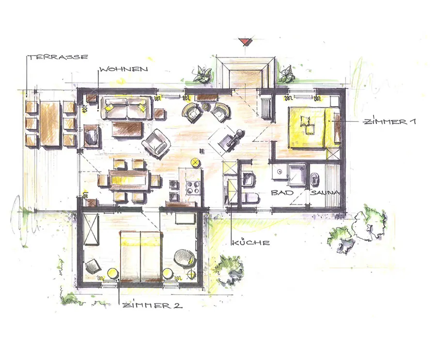 Grundriss Sundhaus