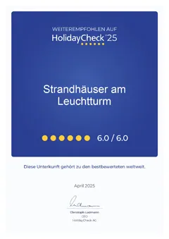 Urkunde HolidayCheck