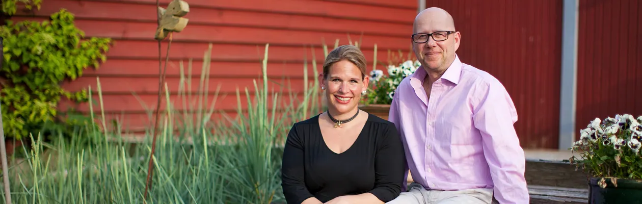 Ellen und Christian Schwerin, Gastgeber der Strandhäuser am Leuchtturm