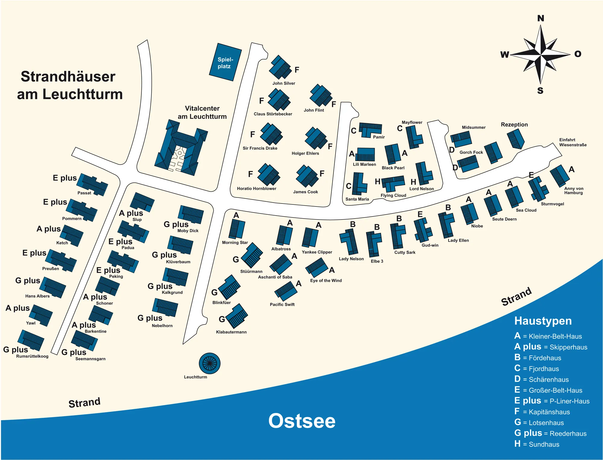 Lageplan der Ferienanlage