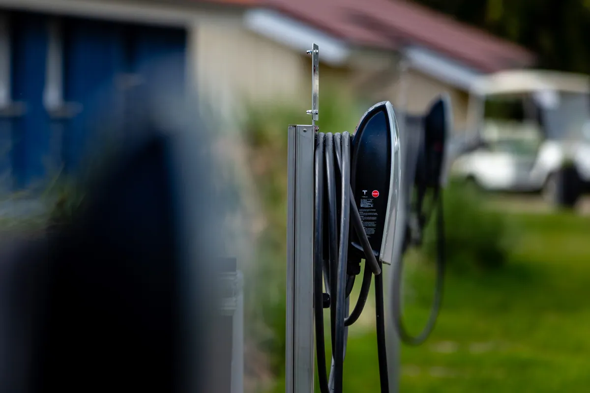 E-Ladestation im Ostseeferiendorf